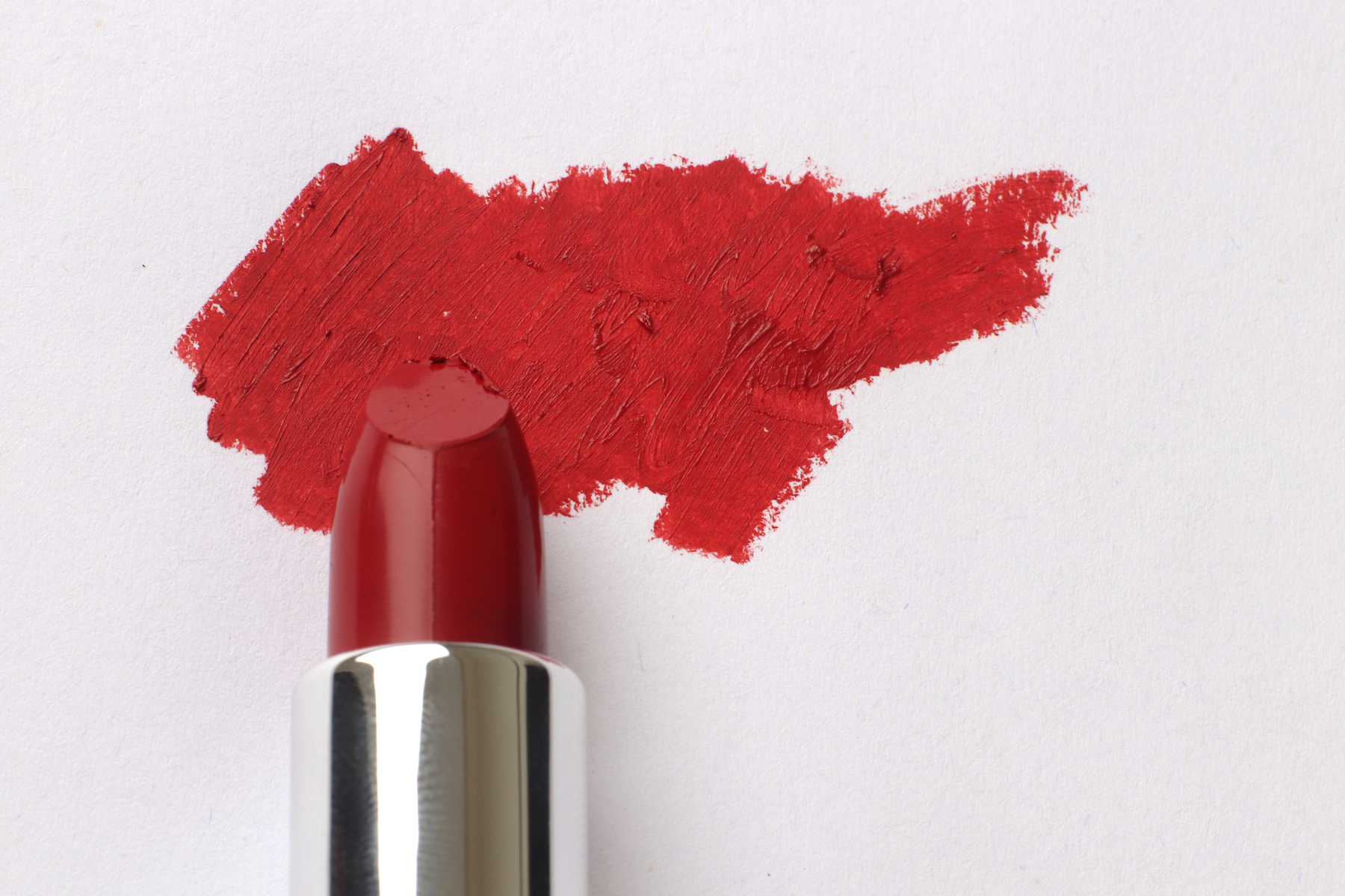 A Close-Up Shot of a Red Lipstick